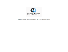 Tablet Screenshot of cycarquitectura.com.ar